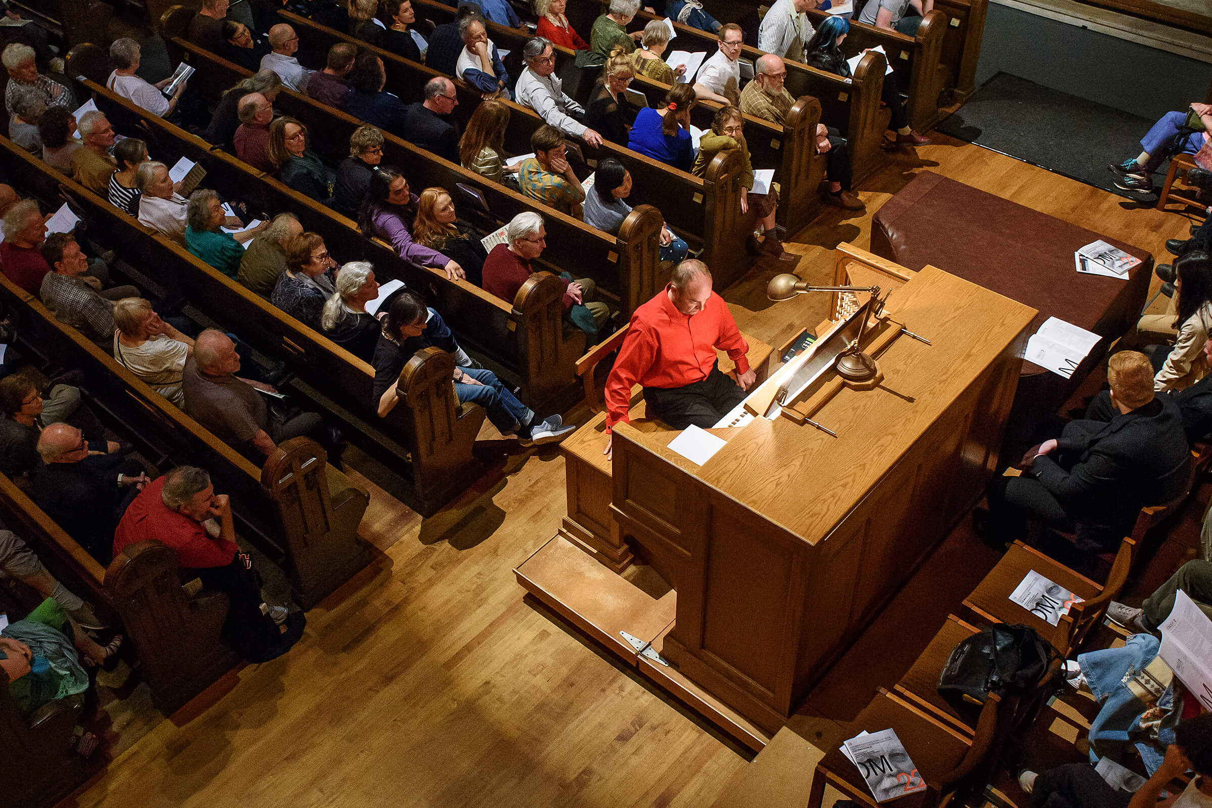 Jerome Lenk on organ OM22