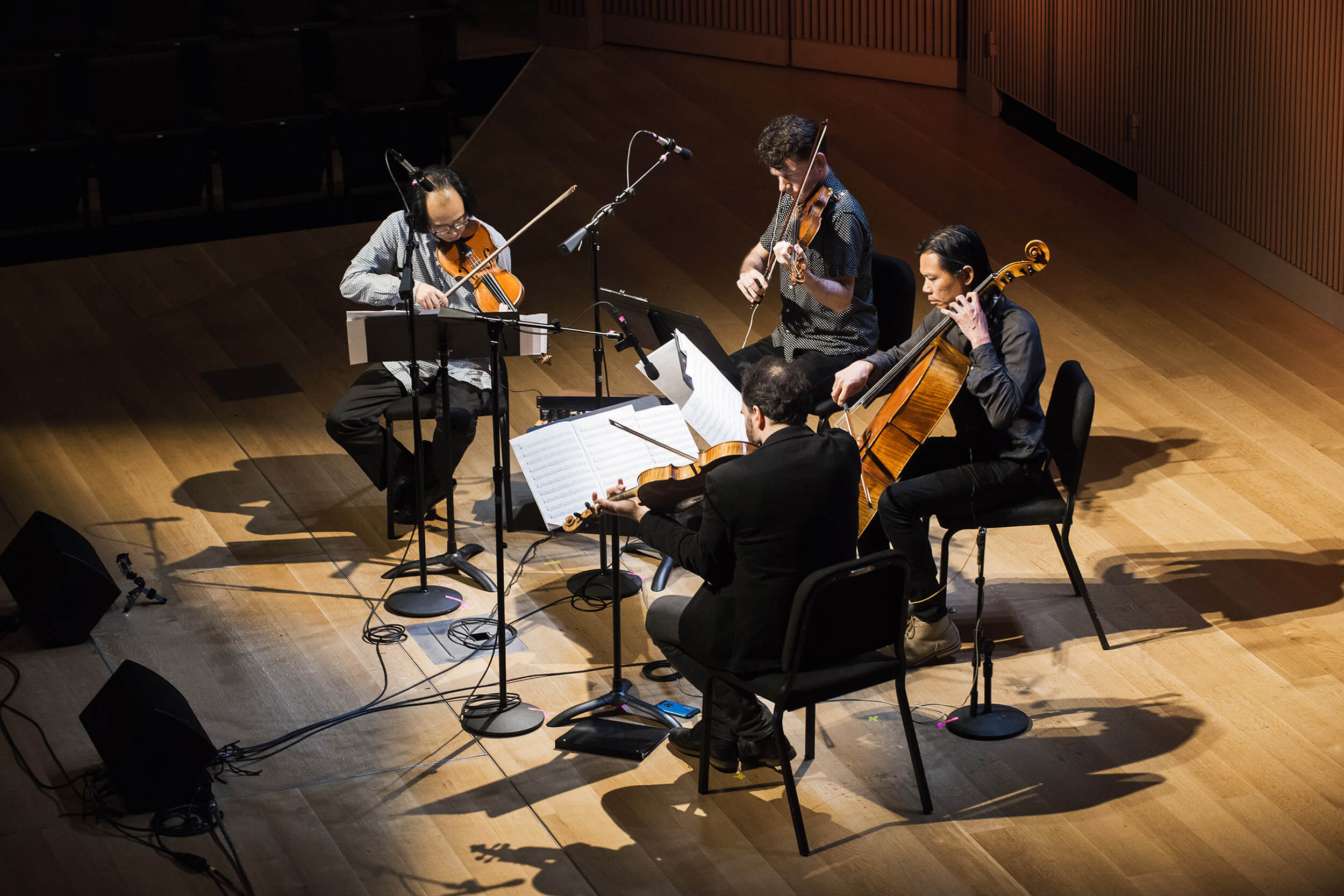 Flux Quartet performing at OM21 Flux Quartet performing at OM21