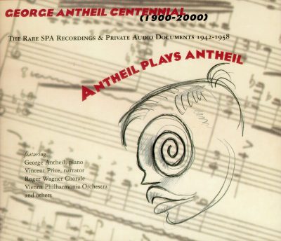 Antheil Plays Antheil art