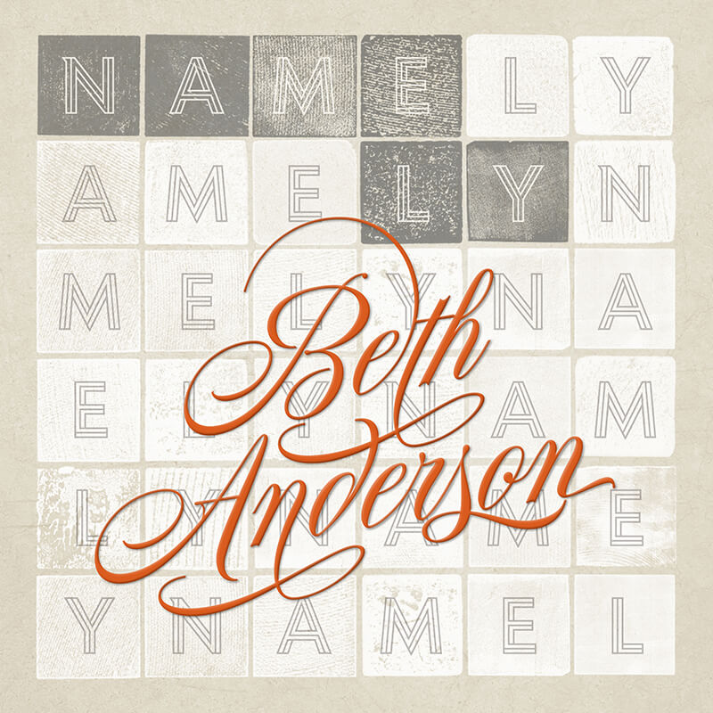 Beth Anderson "Namely" CD cover