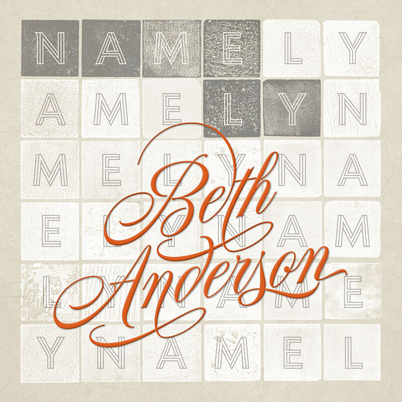 Beth Anderson “Namely” Beth Anderson "Namely" CD cover