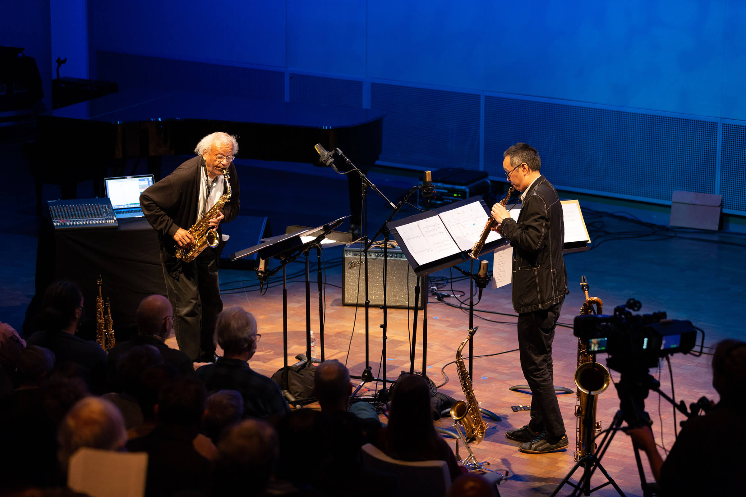 Anthony Braxton and James Fei