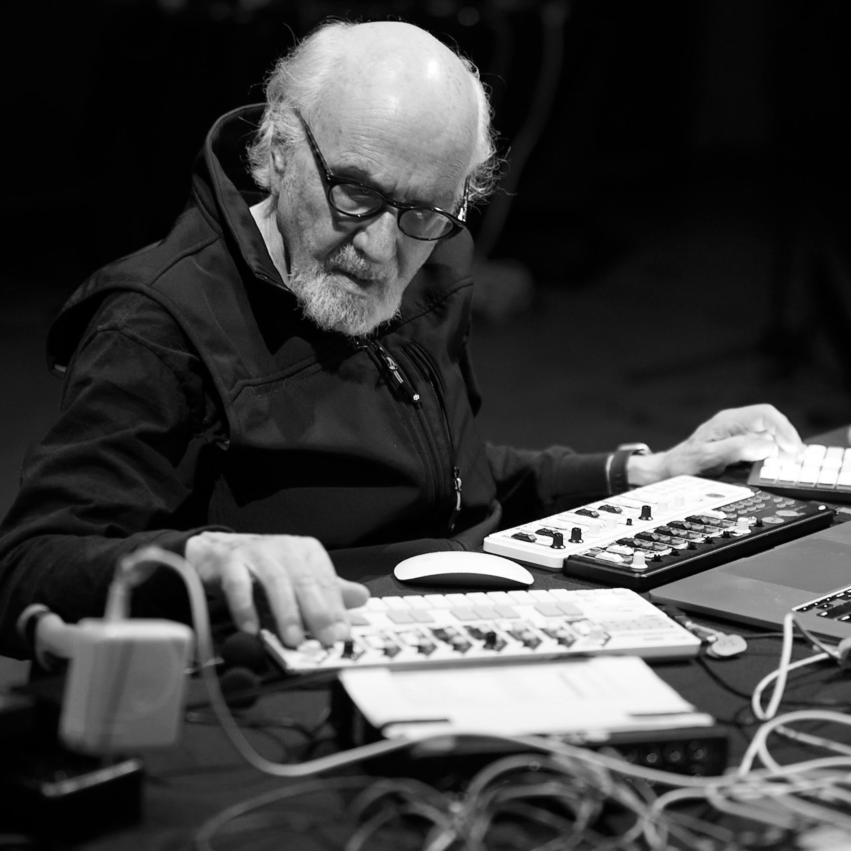 Morton Subotnick. Photo by ebbe roe yovino-smith