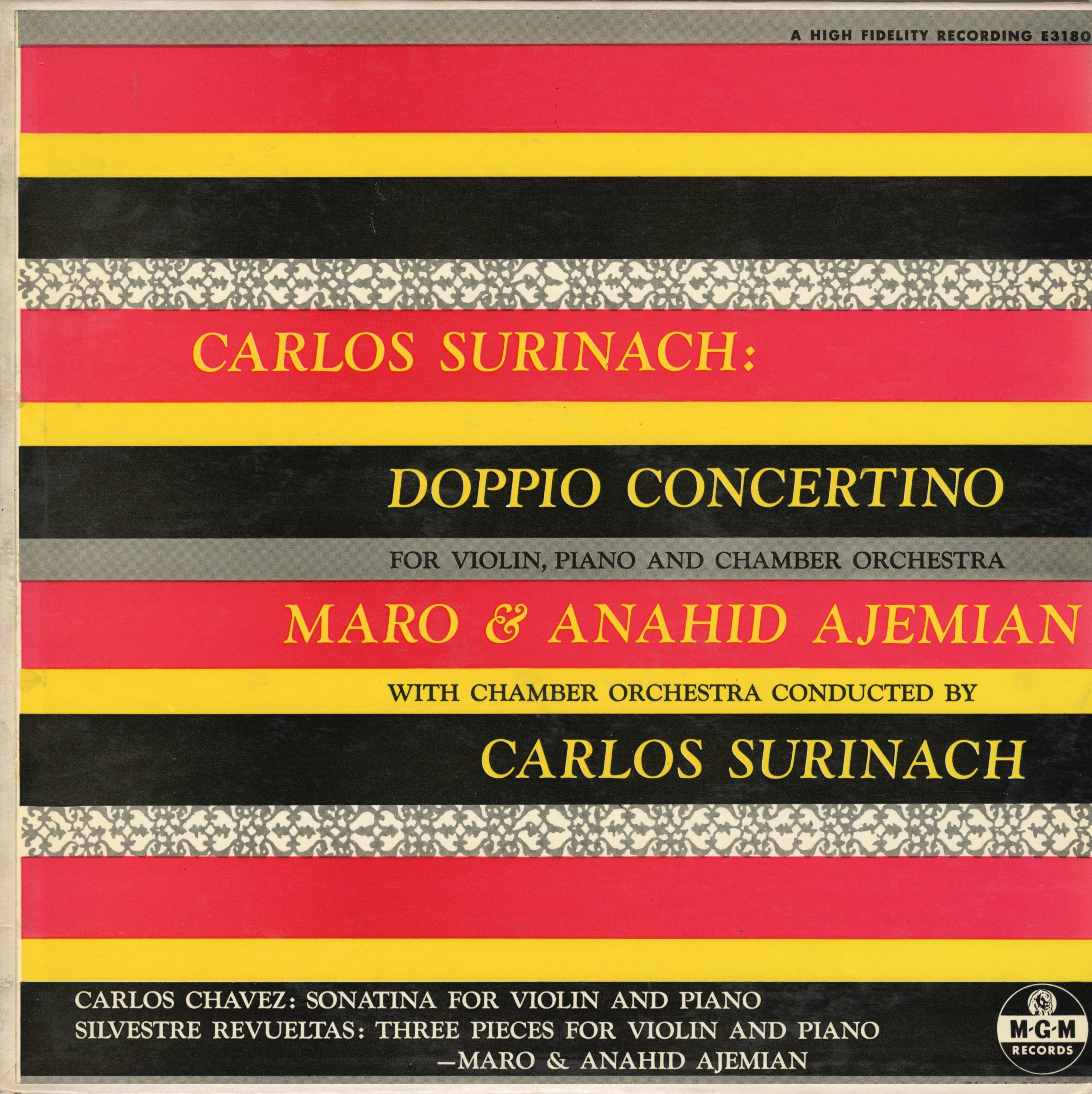 Carlos Surinach, Doppio Concetina Carlos Surinach, Doppio Concetina
