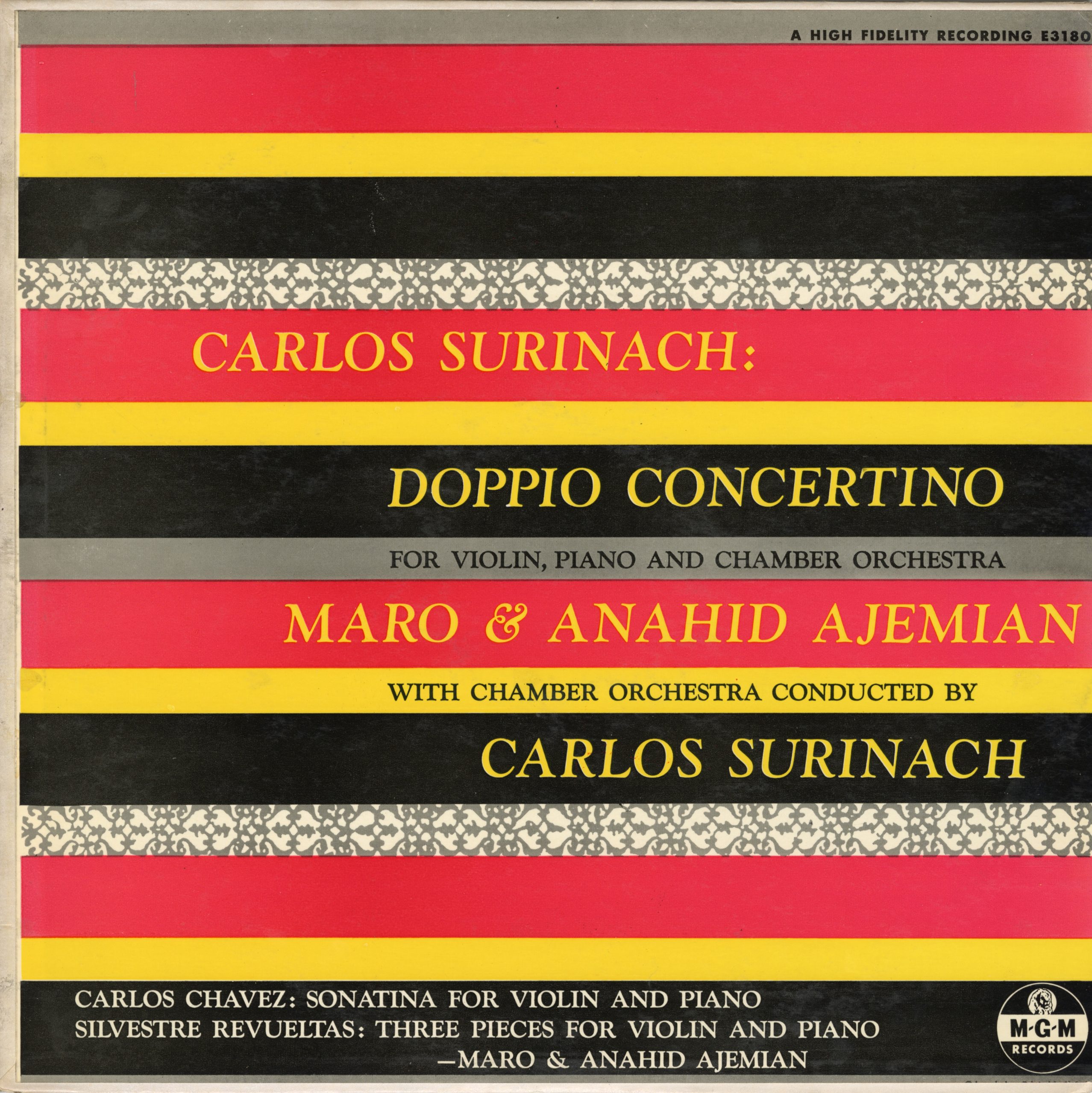 Carlos Surinach, Doppio Concetina