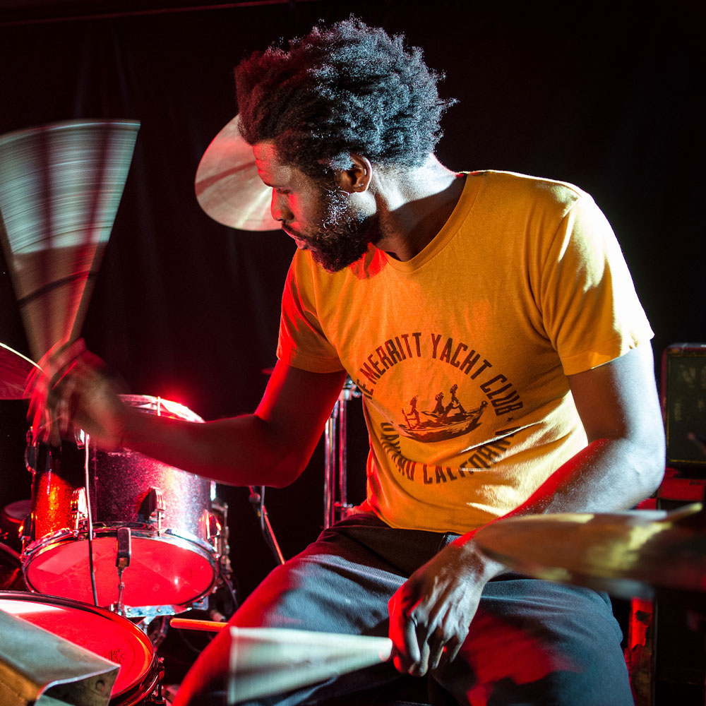 Marshall Trammell plating drumset