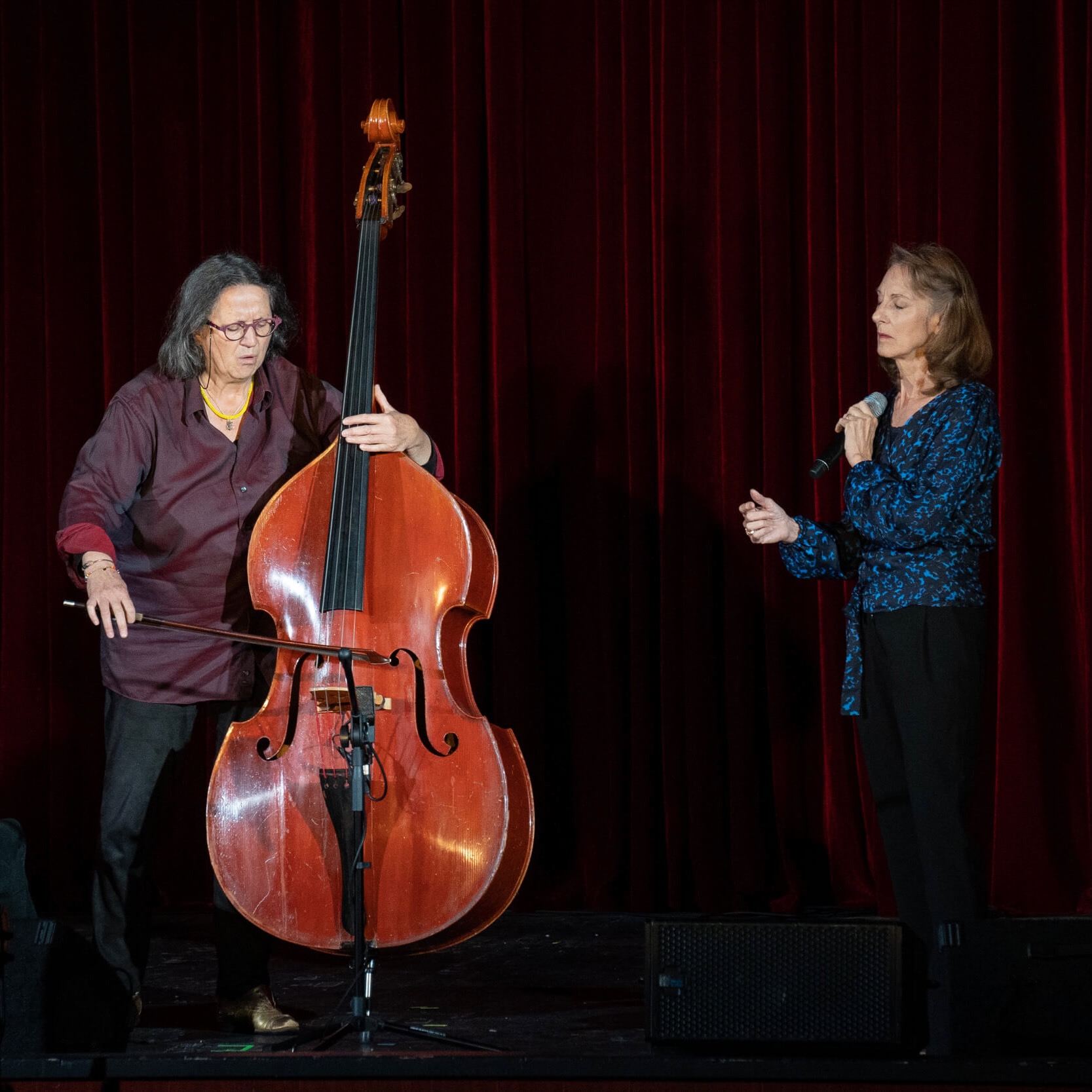 Joëlle Léandre and Lauren Newton