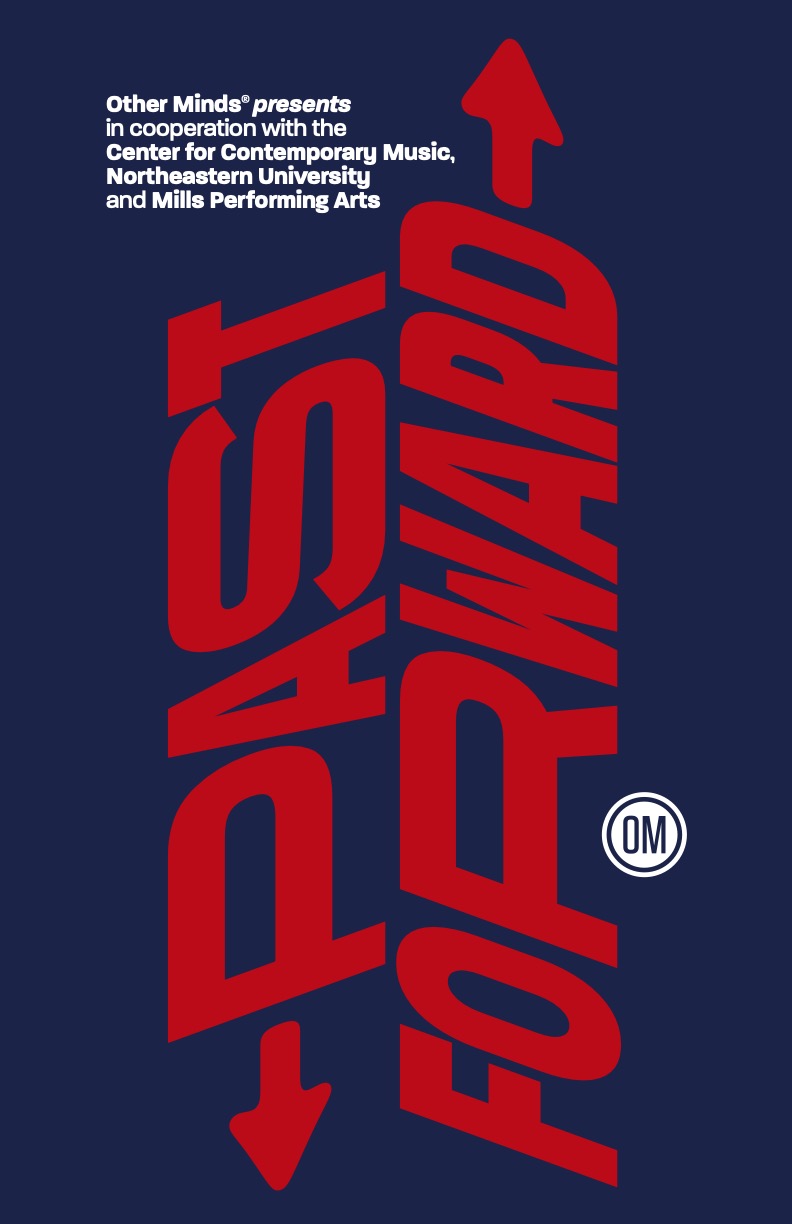 Past Forward in red lettering on blue backgroud