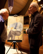 Henry Cowell Painting and guests