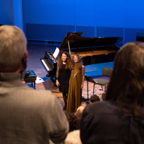 Sylvie Courvoisier and Mary Halvorson