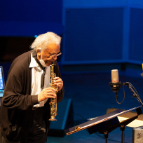 Anthony Braxton playing saxophone.