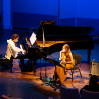 Sylvie Courvoisier and Mary Halvorson